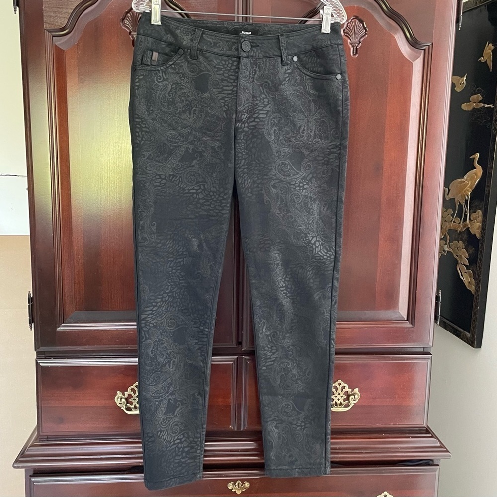 Rudsak black paisley print jeans size 29